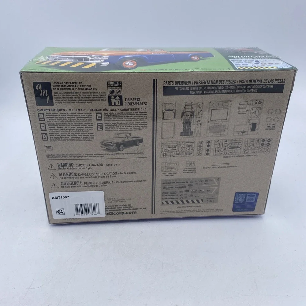 UH AMT 1:25 GREEN 1960 Ford F-100 Pickup Truck Deluxe 3 in 1 Model Kit Sealed